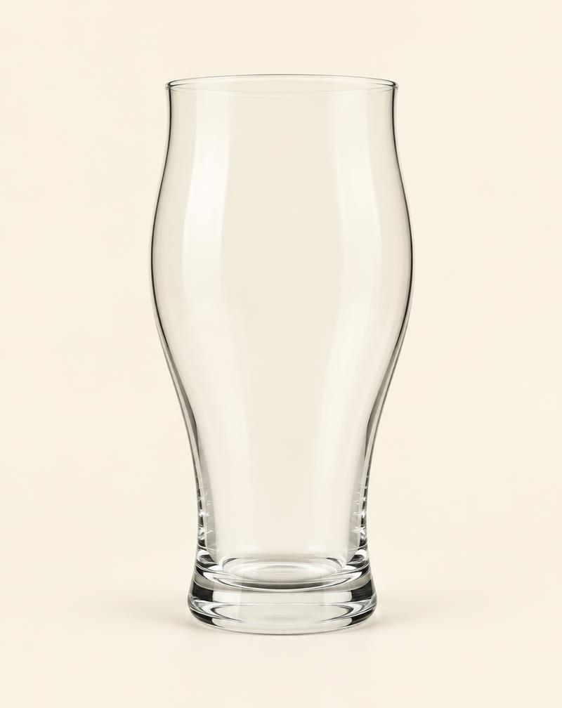 Ölglas med gravyr
